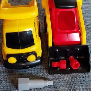 Toy Dump Truck and Front End Loader